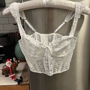 Victoria’s Secret Angels Dream White Corset Size Medium